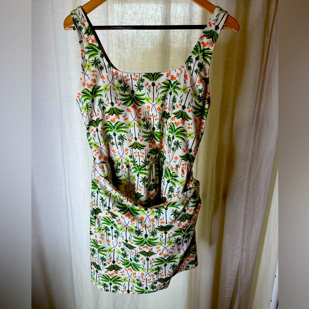 Old navy wrap skirt swim dress.
